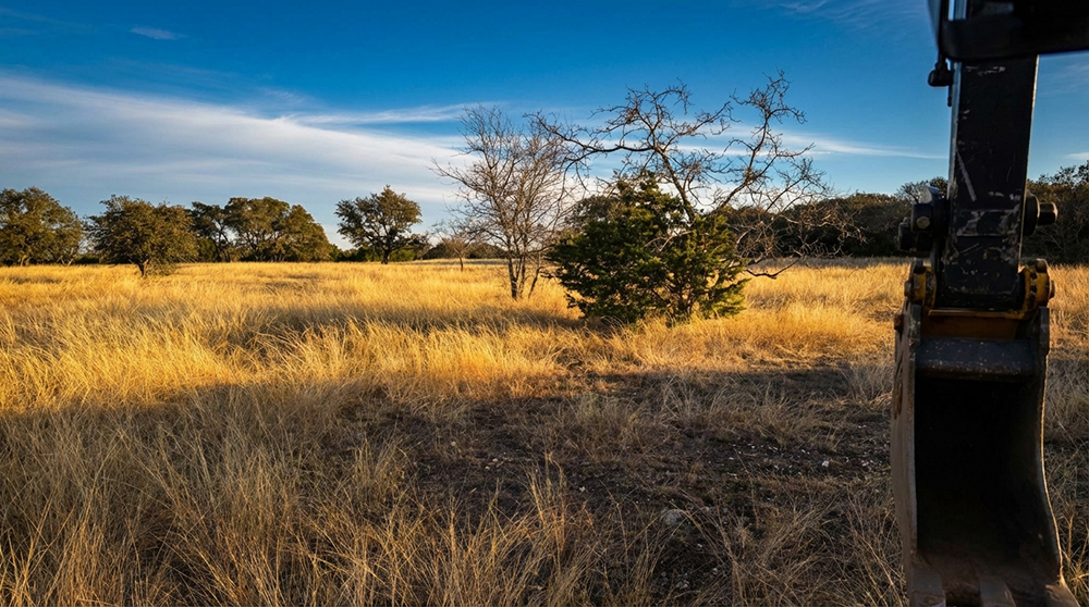 Land clearing and excavation services in the Austin area
