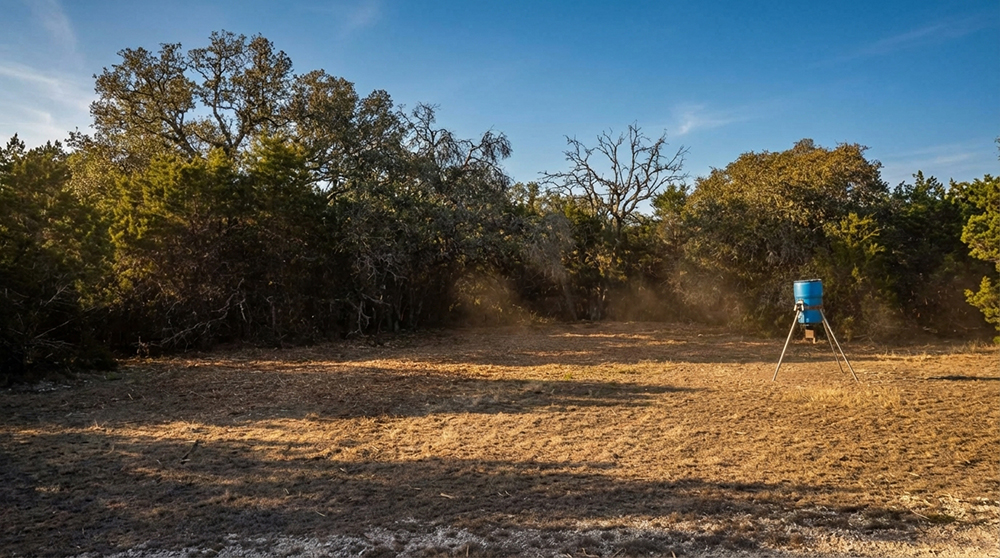 Tree removal and brush clearing on a residential lot